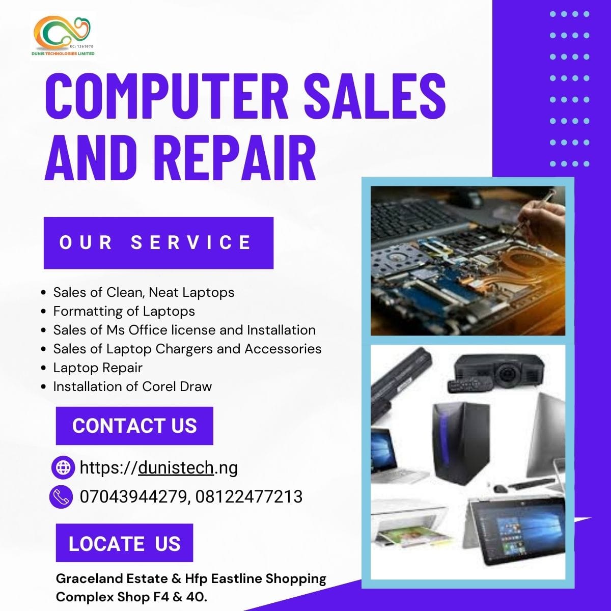 DUNIS TECHNOLOGIES LIMITED